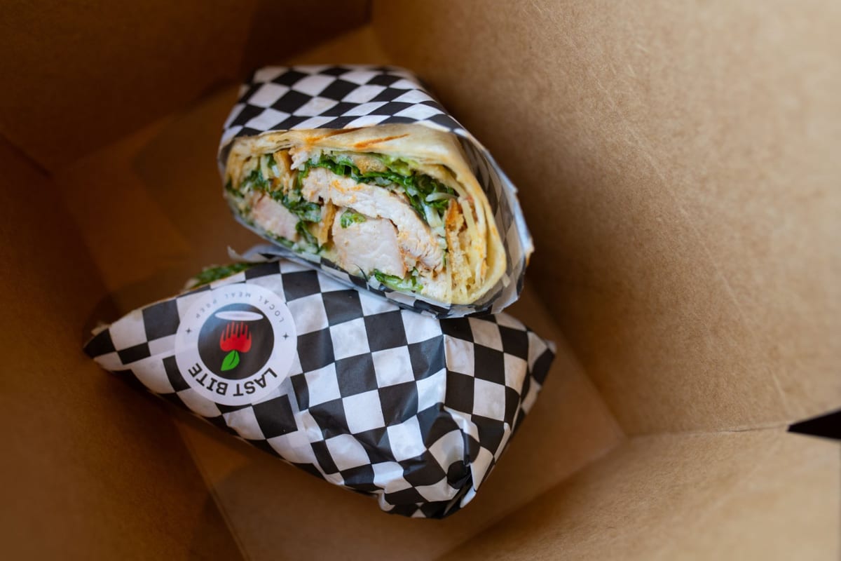 Pesto Caesar Chicken Wrap